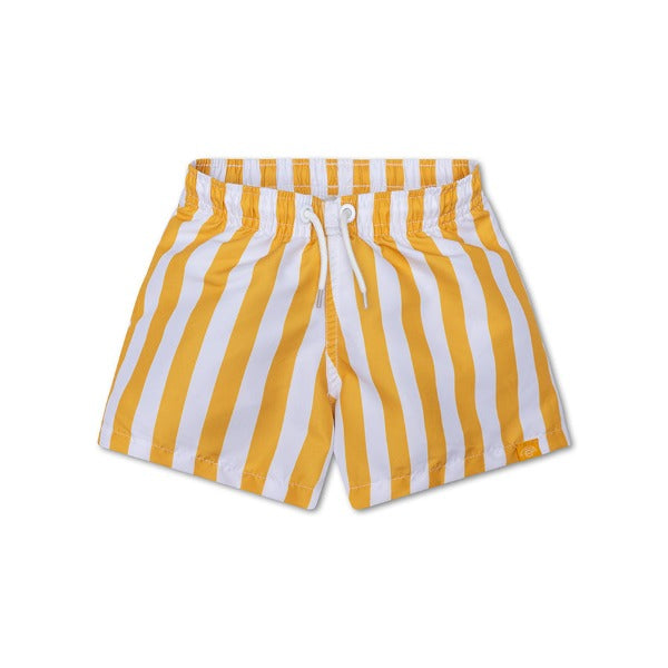 Swim Essentials Boys Swim Striped Shorts, Yellow