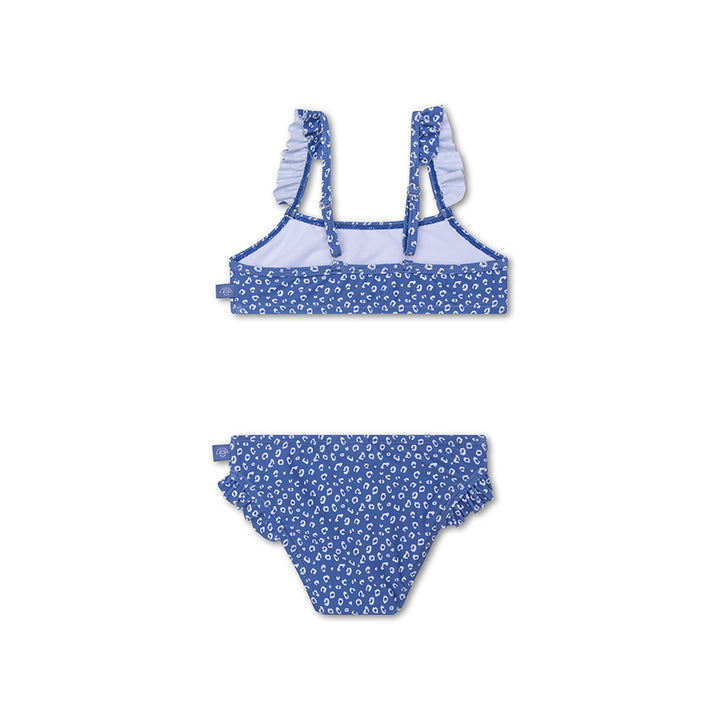 Swim Essentials Girls Bikini, Blue Leopard