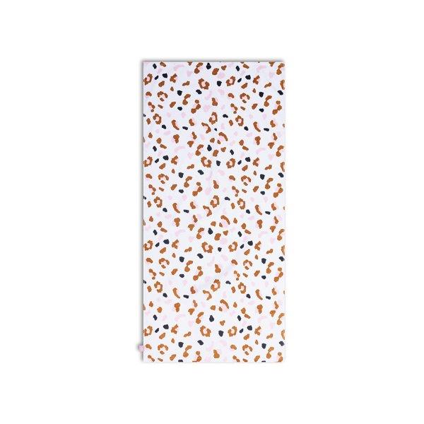 Swim Essentials Luxe Beach Towel - Khaki Leopard, 135 x 65 cm