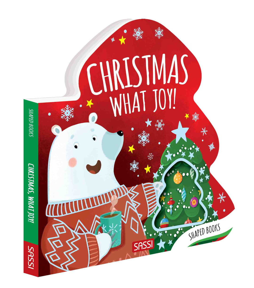 Sassi Shaped Board Book -  Christmas, What Joy!