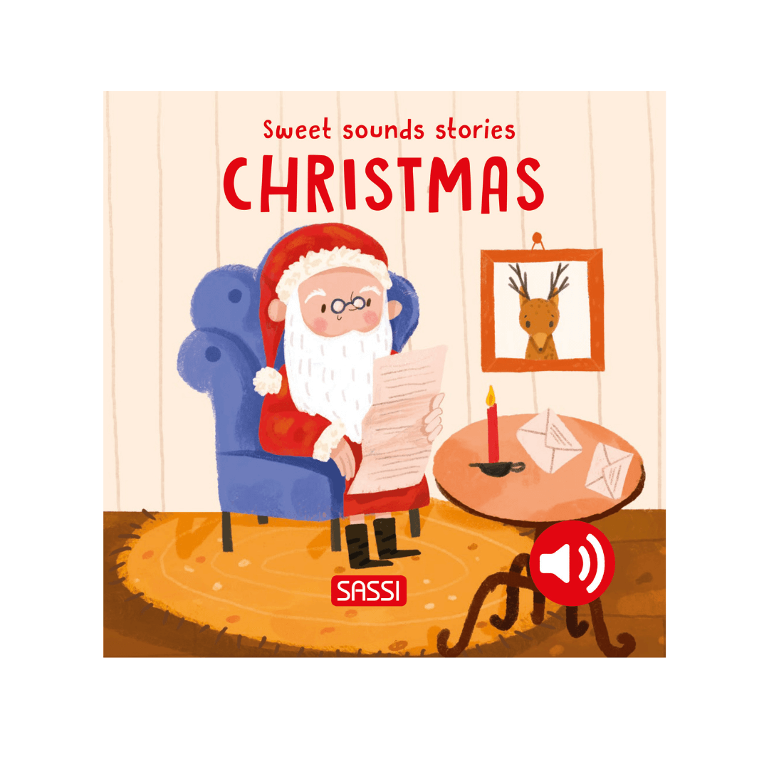 Sassi Board Book Sweet Sounds Stories - Christmas