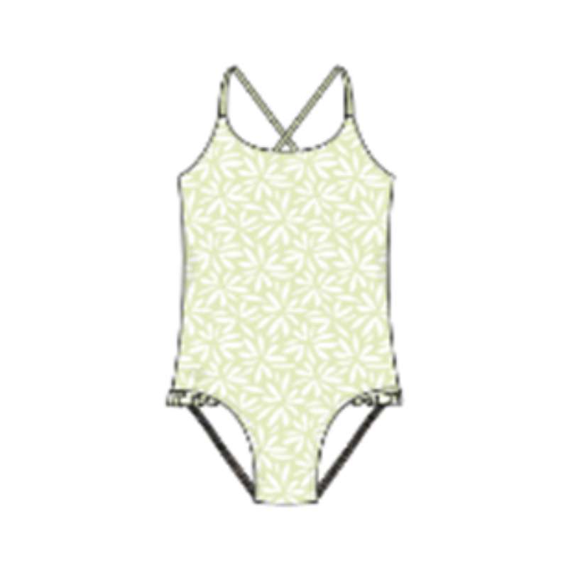 Swim Essentials Girls UV Bathing Suit, Matcha Green