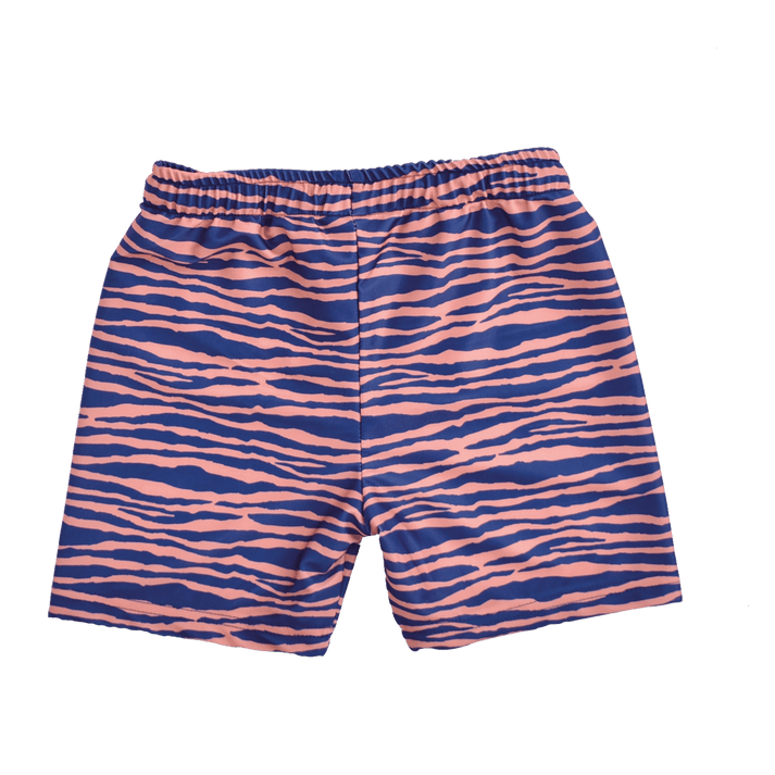 Swim Essentials Boys Swim Pant, Blue/Orange Zebra