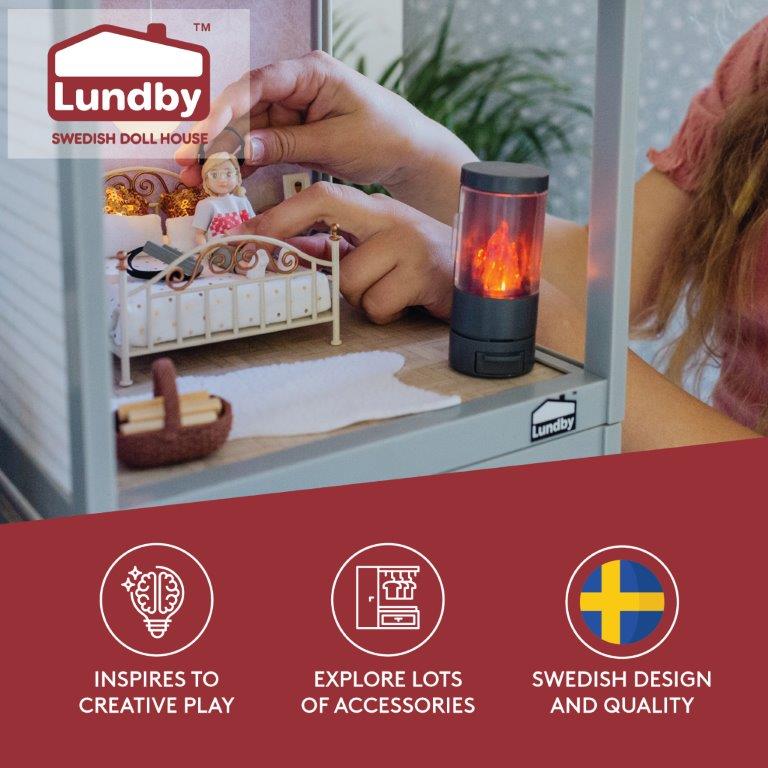 Lundby Fireplace Set