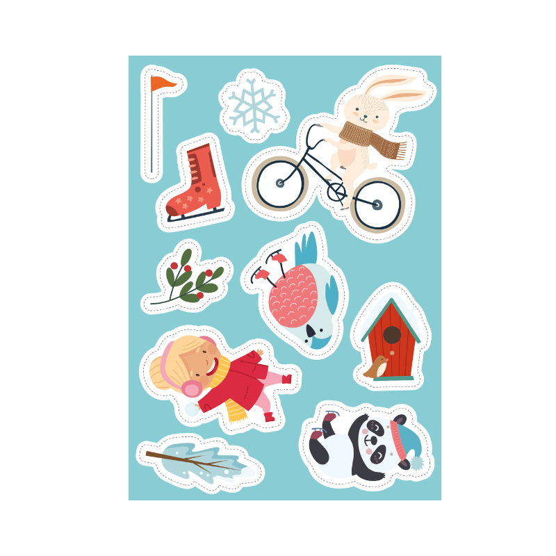 Sassi Stickers and Activities Book - Winter