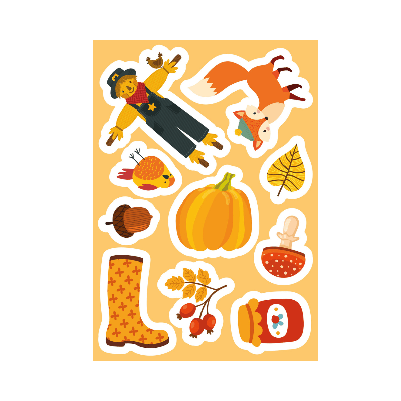 Sassi Stickers and Activities Book - Autumn