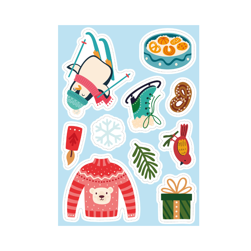 Sassi Stickers and Activities Book - Winter